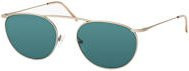 Calvin Klein CK 26106ST Sonnenbrille, Rund, Vollrand, Titanium, Unisex, Gold, Blue - Bild 1