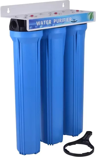 XMSJ Big Blue Wasserfilter 20 Zoll in Blau mit großem Durchfluss und hocheffizienter Sedimentreinigung für dein Zuhause - Bild 1