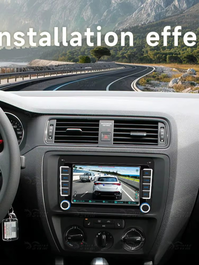 BQCC 7 Zoll Auto-Radio MP5-Player Multimedia-Stereoanlage mit Bluetooth, FM und USB in Schwarz - Bild 6