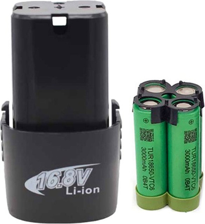 ESHYLALA 16,8 V 18650 Li-Ion Lithium-Batterie für Akkuschrauber und Bohrmaschinen