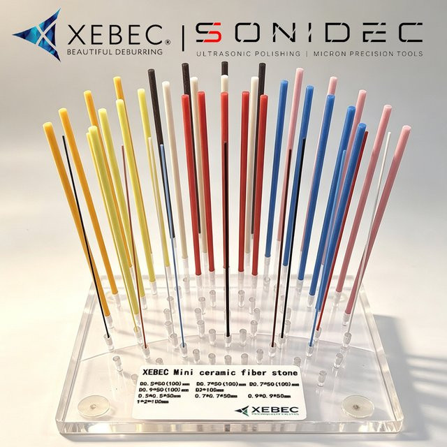 Xebec Keramik-Polierstein aus Aluminiumoxid-Faser in verschiedenen Formen und Körnungen, Multicolor - Bild 1