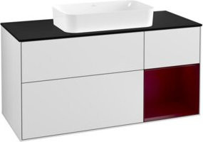V&B Waschtischunterschrank Finion in Weiß lackiert, Breite: 120 cm, Tiefe: 50,1 cm, Höhe: 50,1 cm - Bild 1