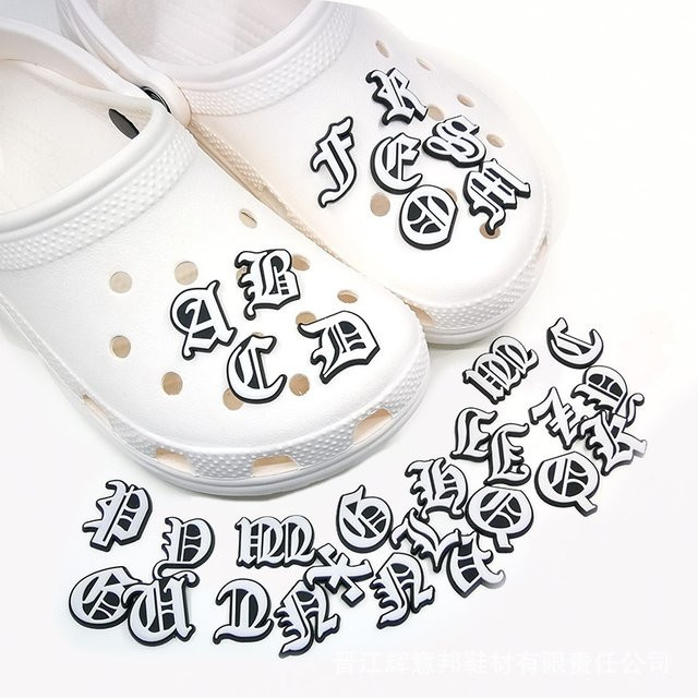 SMATLELF Schuh Charms, Buchstaben, Silikon, Schuh Zubehör - Bild 1