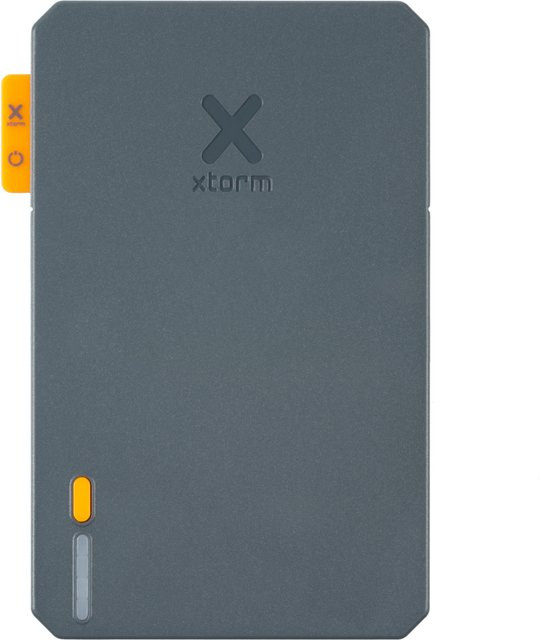 Xtorm Essential Powerbank 15W mit 10.000 mAh in Grau mit USB-A und USB-C Anschlüssen - Bild 1