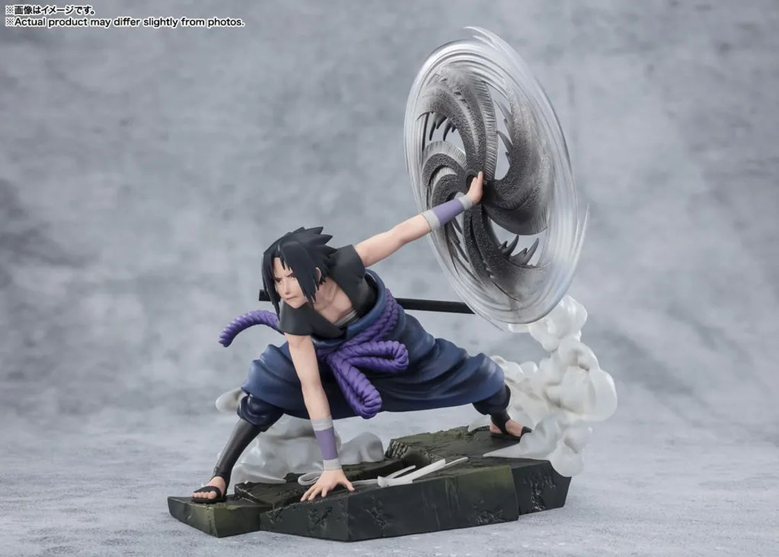 Figuarts ZERO Naruto Shippuden Uchiha Sasuke Mangekyo Sharingan Licht und Dunkelheit Komplettfigur aus Kunststoff, mehrfarbig, Höhe: 20 cm - Bild 3