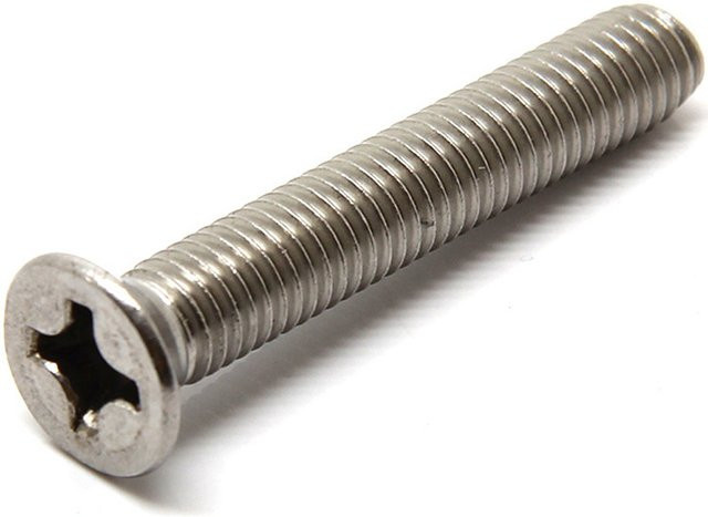 FASTKING Phillips-Senkkopfschrauben aus 304 Edelstahl in Silber, 50 Stück pro Beutel - Bild 1