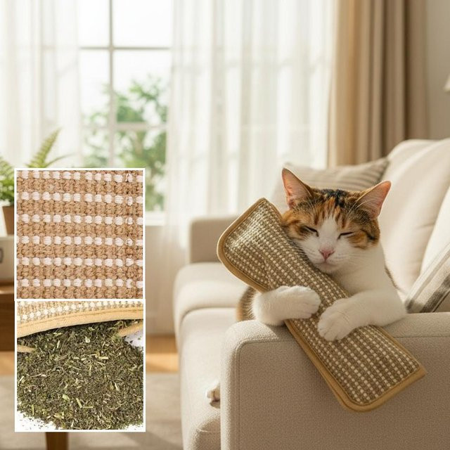 KITPIPI Katze Scratcher Interaktives Spielzeug, mit Katzenminze - Bild 1
