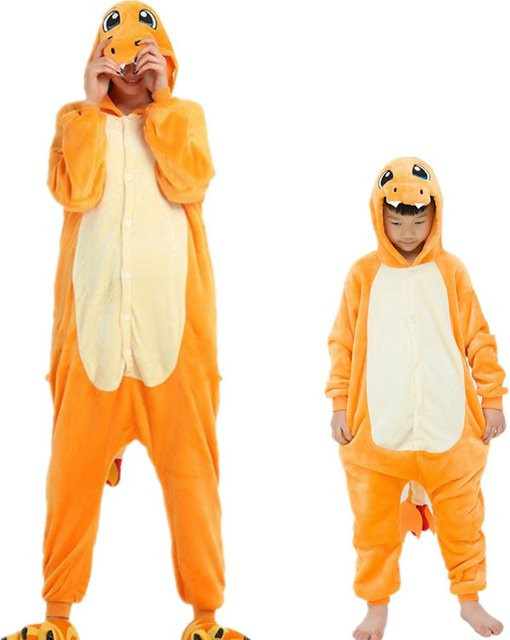 Pokémon Charizard Kostüm, Kigurumi Overall, Unisex - Bild 1