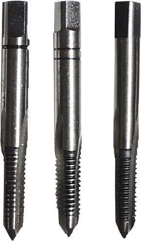 Connex Handgewindebohrer-Satz aus Stahl in Grau und Silber mit Ø 5 mm - Bild 1