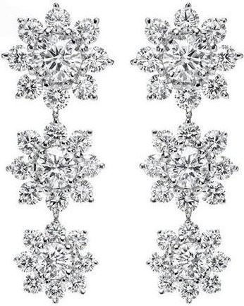 Diwenfu Ohrring 925 Silber, Diamant, Saphir, Zirkonia, Damen - Bild 1