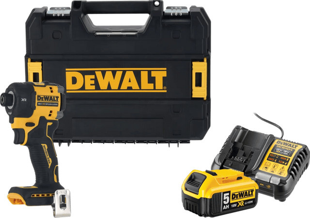 DeWalt DCF870NT-XJ Akku-Starterset mit 5,0-Ah-Akku aus dem DeWalt XR 18V Akkusystem in Gelb - Bild 1