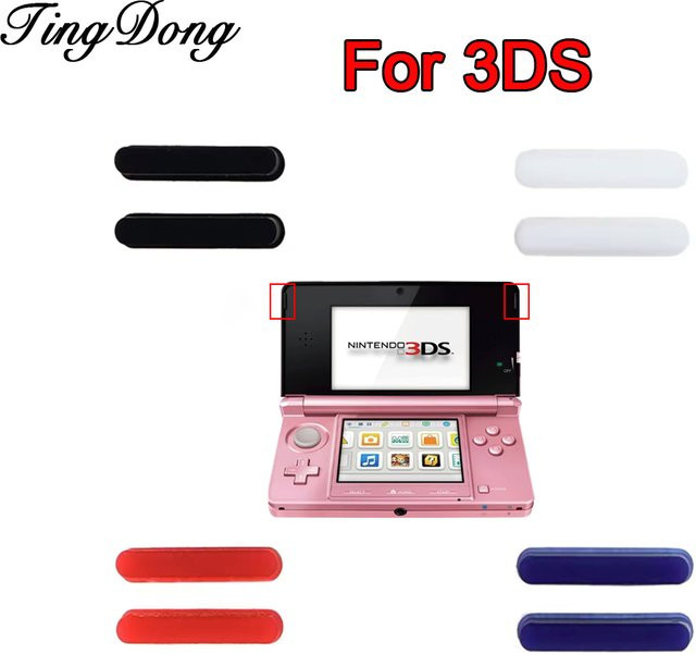 TingDong Staubdichte Gummistopfen für den oberen LCD-Bildschirm der 3DS Spielkonsole in Blau - Bild 1