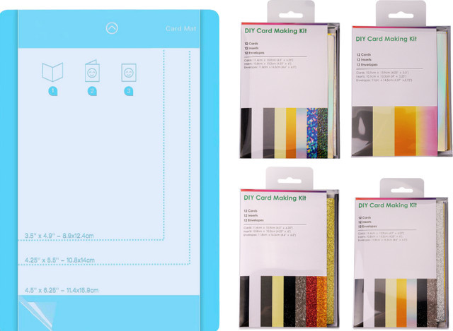 Cricut Joy Kartenherstellungs-Starter-Set mit Einlegekarten-Set für die gleichzeitige Erstellung von vier Karten, 11,43 x 15,88 cm - Bild 1