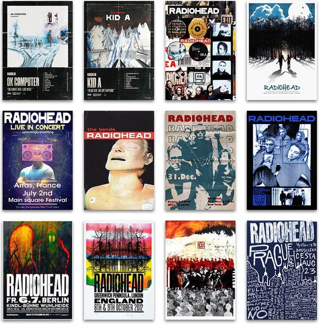 ROSHK Rock Band Album Leinwand Wand Kunstdruck Vintage Musik Poster für Musik Liebhaber - Bild 1