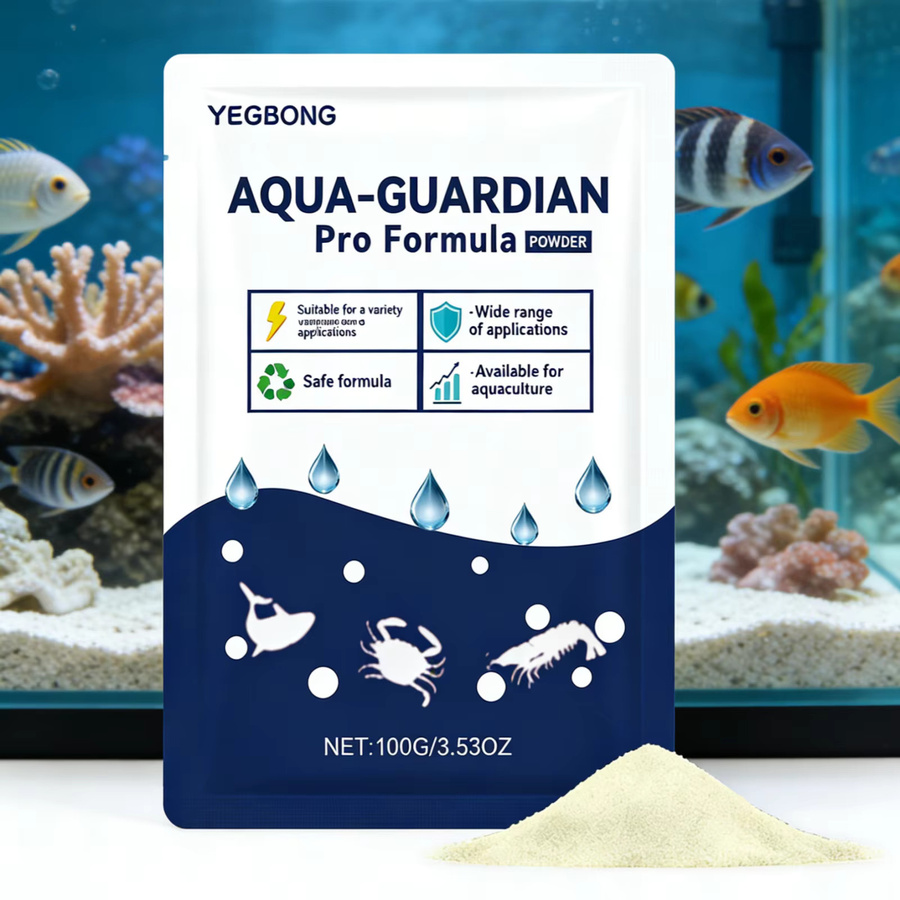 YEGBONG Wasserklärer-Pulver für Süßwasser-Aquarien und Fischteiche, 100g - Bild 2