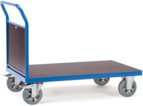 Fetra Stirnwandwagen 12512 in Blau mit Elastic-Reifen und 1200kg Tragkraft - Bild 1