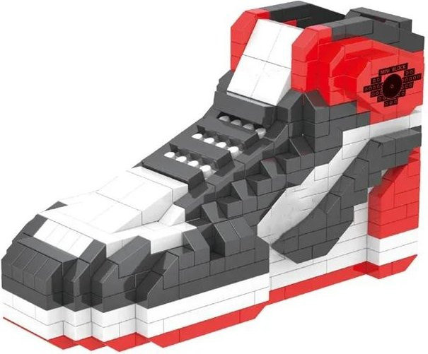 Yiran toy 1 Mini Sport Basketballschuhe Bausteine Sneaker Figur DIY Montage Steine Spielzeug - Bild 1