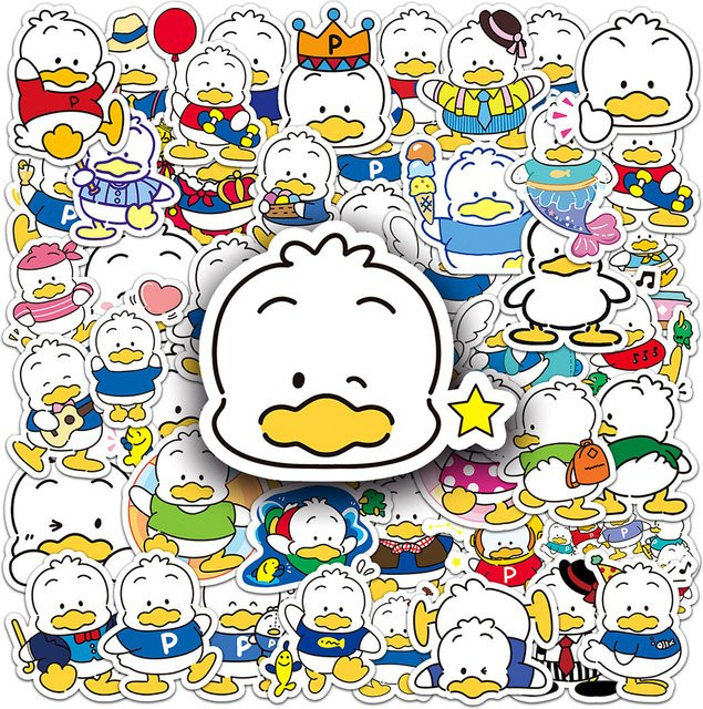 Sanrio Pekkle Graffiti-Aufkleber, Sticker, 10/30/50 Stück - Bild 1