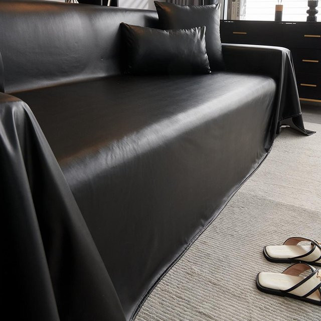 Wasserdichte und rutschfeste Sofamatte von Your Warm Home in Schwarz, B/T: 180 x 130 cm - Bild 1