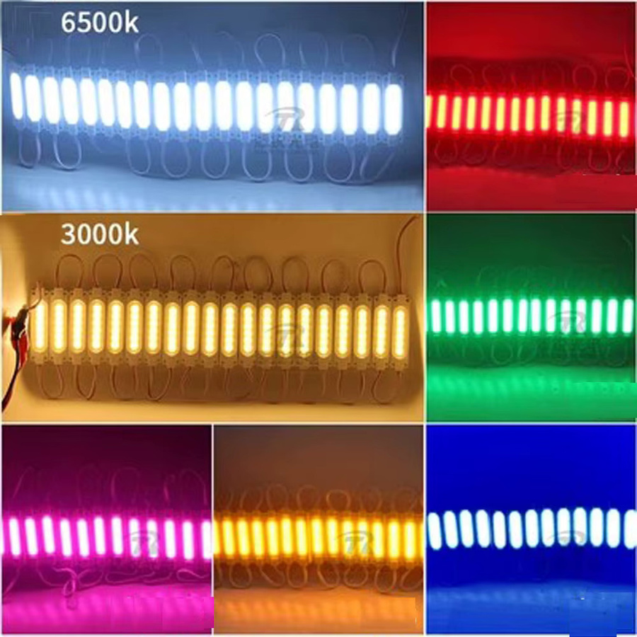 JOYPJLIT 10er Set COB LED Modul Licht DC 12V 24V 3 Watt Multicolour für LED Zeichen und Hintergrundbeleuchtung - Bild 3