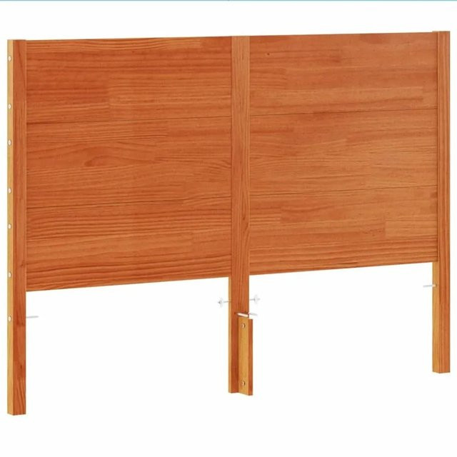 vidaXL Kopfteil aus Massivholz Kiefer in Wachsbraun, Breite: 150 cm - Bild 1