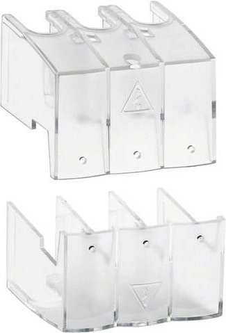 Hager Klemmenabdeckung HZC211 für Lasttrenn- und Umschalter 20-63A 3polig, transparent - Bild 1