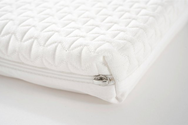 Träumeland Matratze Sleepy für Wiegen aus Softschaum, Farbe: Weiss, B/T: 90 x 40 cm, allergikergeeignet mit wasserdichtem Bezug - Bild 1
