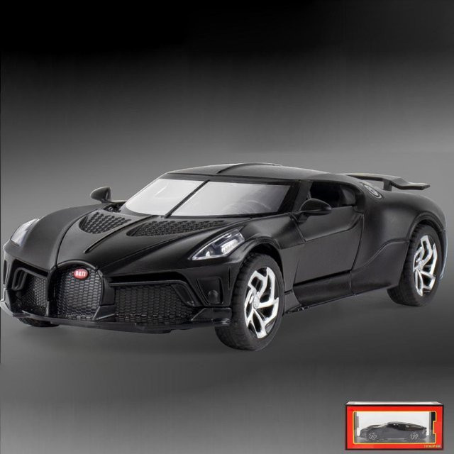 Linyi toy car La Voiture Noire Supercar, Modellauto, Metall, 1:32, ab 14 Jahren - Bild 1