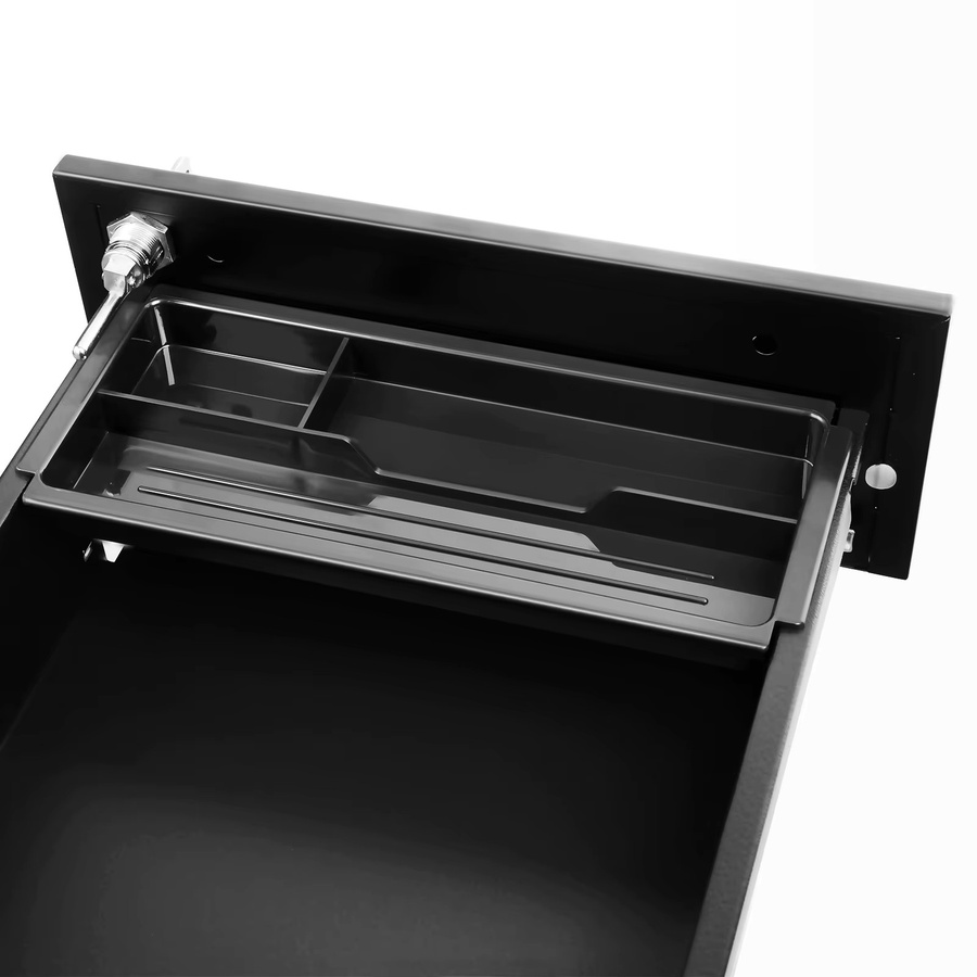 Songmcis Rollcontainer mit 3 Schubladen und Schloss für das Home Office, B/T/H: 45 x 30 x 60 cm - Bild 4