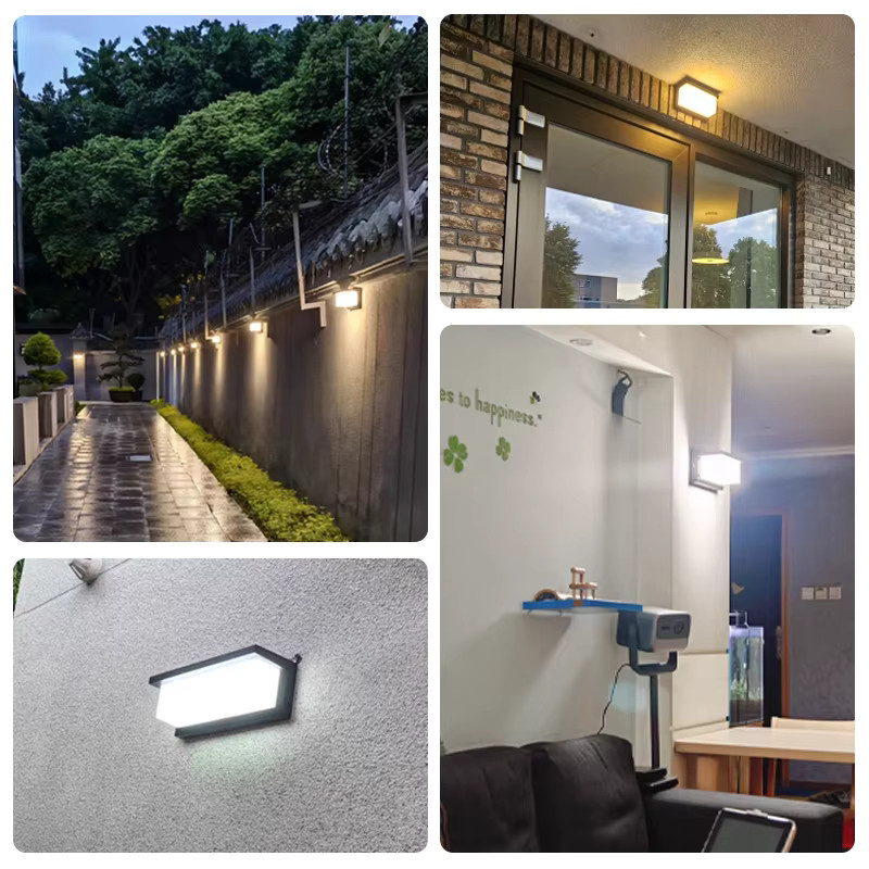 CHUANGYANG LED Außenwandleuchte IP65 Wasserdicht Modern Rechteckig in Schwarz oder Weiß - Bild 3