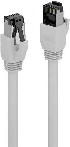 Lindy RJ45 Patchkabel CAT 8.1 S/FTP Ethernet LAN Kabel Grau 5,00 m - Bild 1