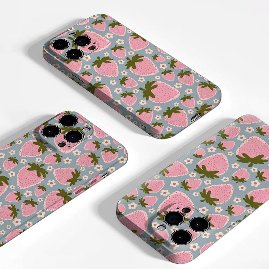 Strawberry Sky Magnetische Handyhülle für iPhone 17 16 15 14 13 Pro Max Plus, Robuste Einzel- und Doppelschicht-Schutzhülle, Multicolour - Bild 3