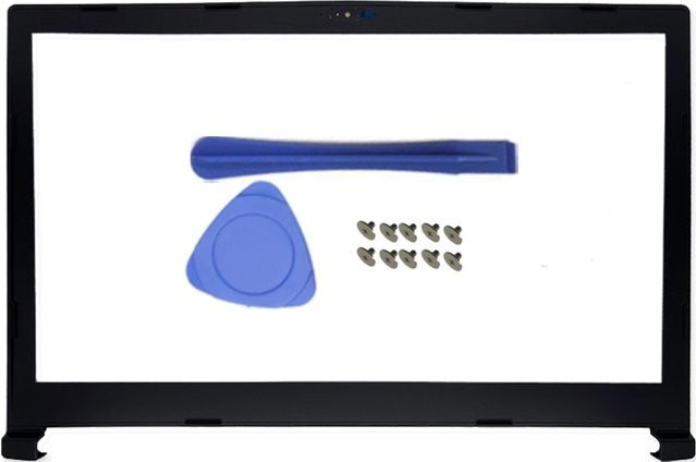 MSI GE73 GE73VR Raider Ersatzteil-Set mit RGB-Beleuchtung in Schwarz und Multicolour für LCD Back Cover, Lünette, Scharniere, Palmrest und Bottom Case - Bild 1