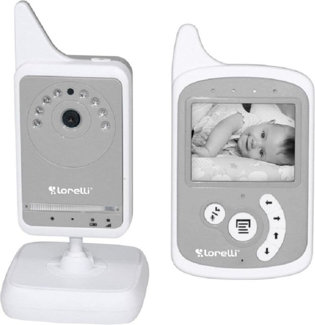 Lorelli Baby Care Digital Video Phone mit Kamera, Farbdisplay, Temperaturanzeige und Gegensprechfunktion in Grau - Bild 1