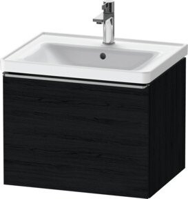 Duravit Waschtischunterschrank D-Neo in Eiche matt, B/T/H: 58,4 x 45,2 x 44,0 cm - Bild 1