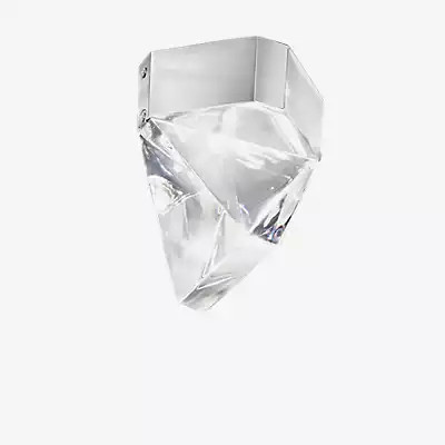 Fabbian Tripla LED Deckenleuchte aus transparentem Glas in Silber - Bild 1