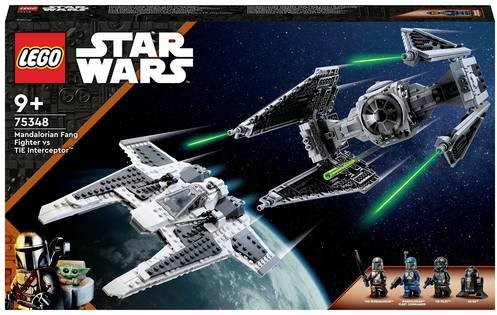 LEGO Star Wars 75348 Mandalorianischer Fang Fighter vs. TIE Interceptor Set - Bild 1