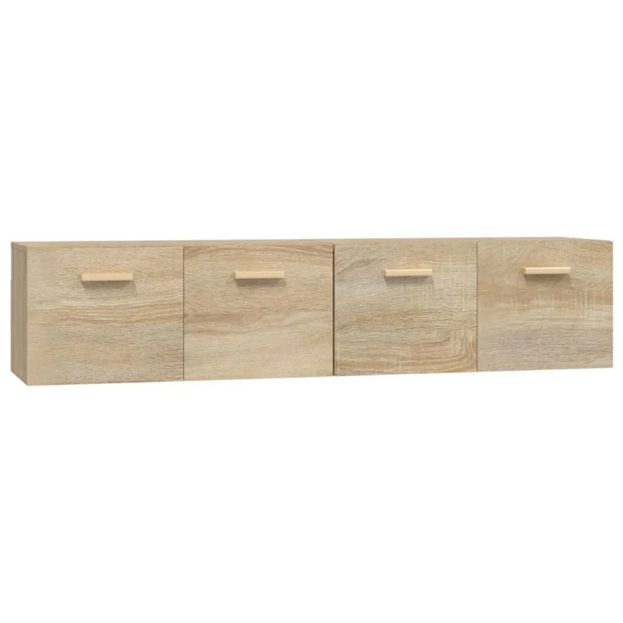 vidaXL Wandschränke 2er-Set Sonoma-Eiche, B/T/H: 80 x 35 x 36,5 cm - Bild 2