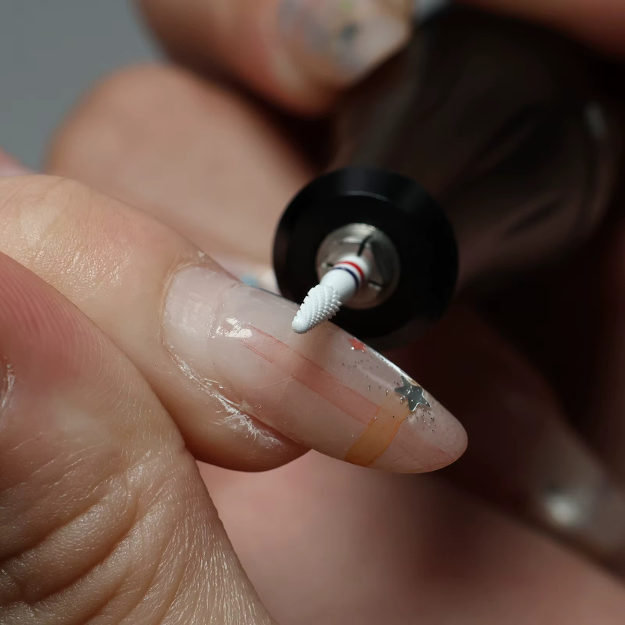 HYTOOS Konischer Keramik-Nagelbohrer, Weiß, 1,5/2mm - Bild 6