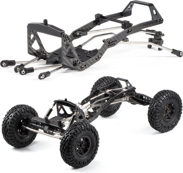 YFGRGT Performance 1/10 RC Carbon LCG Chassis Bausatz Ersatzteile, Zubehör - Bild 1