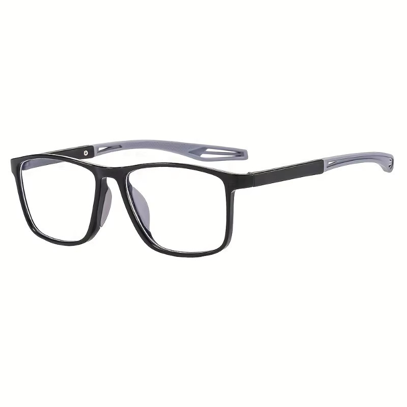 DIXSG Lesebrille, quadratisch, Vollrand, Kunststoff, schwarz - Bild 1