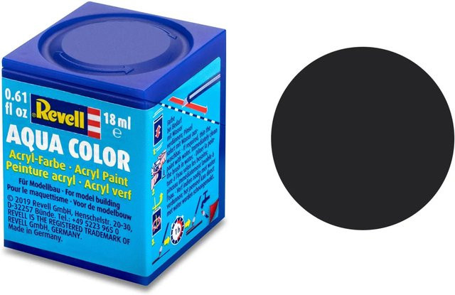 Revell Aqua-Farbe Teer-Schwarz matt, 18ml - Bild 3