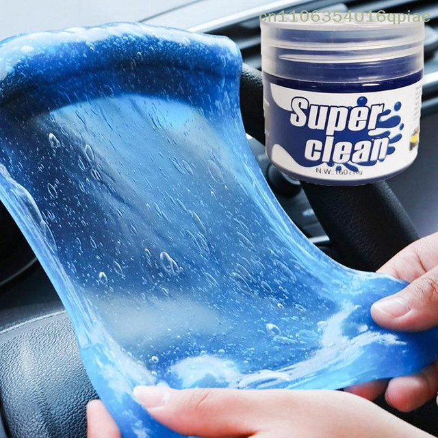 Sommer4 Reinigungsgel in Blau für das Auto, Tastatur und Notebook als universeller Reinigungs-Schleim für den Innenraum - Bild 1