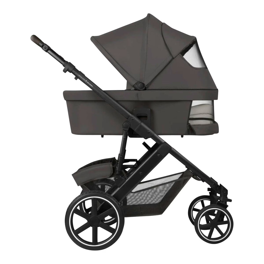 ABC Design Kombikinderwagen Salsa Core Trio-Set inkl. Babyschale Calla in Grau mit Aluminiumgestell und Federung - Bild 2
