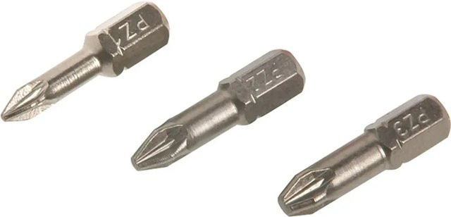 LUX-TOOLS Torsion Bit-Satz PZ1 PZ2 PZ3 in Silber - Bild 1