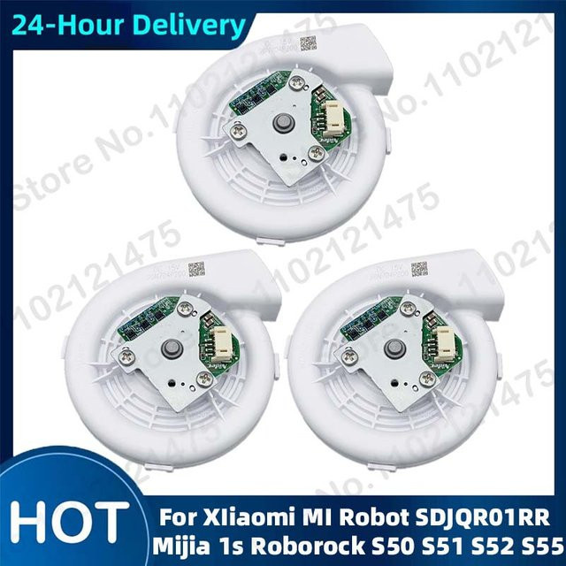 Roborock Ersatz Ventilator Fan Motor Kehr Zubehör für Xiaomi Mijia 1S SDJQR01RR S50 S51 S52 S55 in Weiß - Bild 1