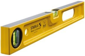 STABILA Wasserwaage Type 82 S aus Aluminium in Gelb, Länge: 40 cm - Bild 1