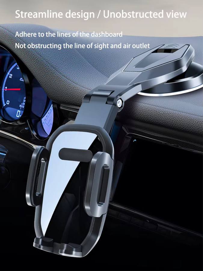Universelle Auto-Handyhalterung für das Dashboard zur zentralen Navigation in Schwarz - Bild 6