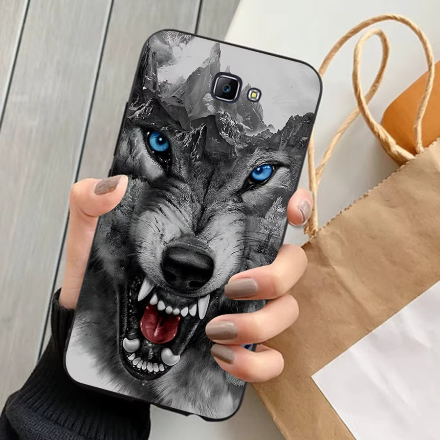 Handyhülle mit Wolf Löwe Tiger Tier Motiv für Samsung Galaxy J7 Plus, J7 Neo, J6 Plus, J6, J4 und J5 in Multicolour - Bild 2