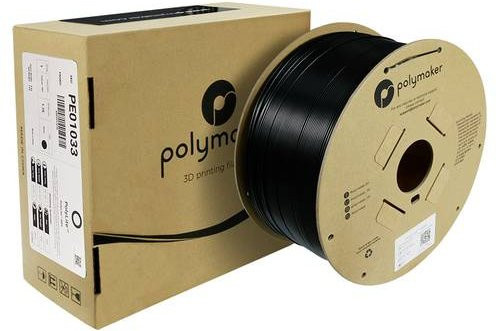 Polymaker PolyLite ABS Filament Schwarz 1,75mm 3000g hitzebeständig und schlagfest - Bild 1